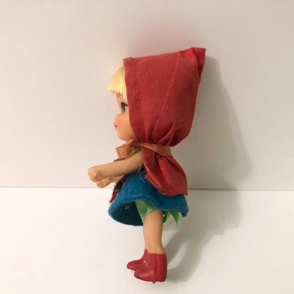 Vintage Liddle Kiddle Red Riding Hiddle Hood Storybook Doll Book Wolf Incomplete - Picture 15 of 16